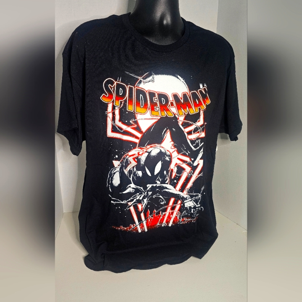 Marvel Spider-Man Black Spidersuit Graphic Tee